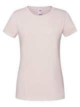 T-SHIRT LADIES ICONIC 195 T - FRUIT OF THE LOOMRosa Polvere