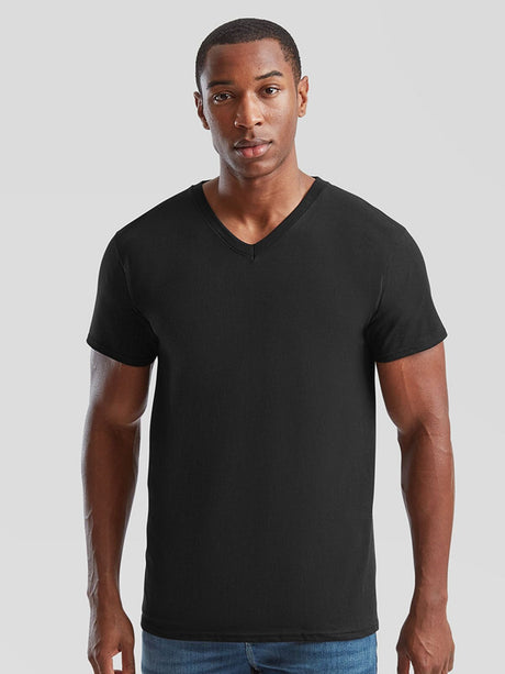 T-SHIRT ORIGINAL V-NECK T - FRUIT OF THE LOOM laterale