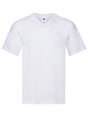 T-SHIRT ORIGINAL V-NECK T - FRUIT OF THE LOOMBianco