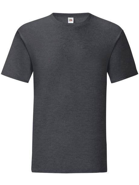 T-SHIRT ICONIC 150 T - FRUIT OF THE LOOMGrigio Melange Scuro