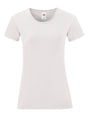 T-SHIRT LADIES ICONIC 150 T - FRUIT OF THE LOOMBianco