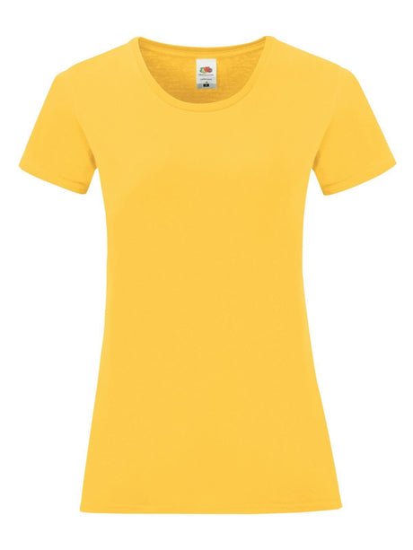 T-SHIRT LADIES ICONIC 150 T - FRUIT OF THE LOOMGirasole