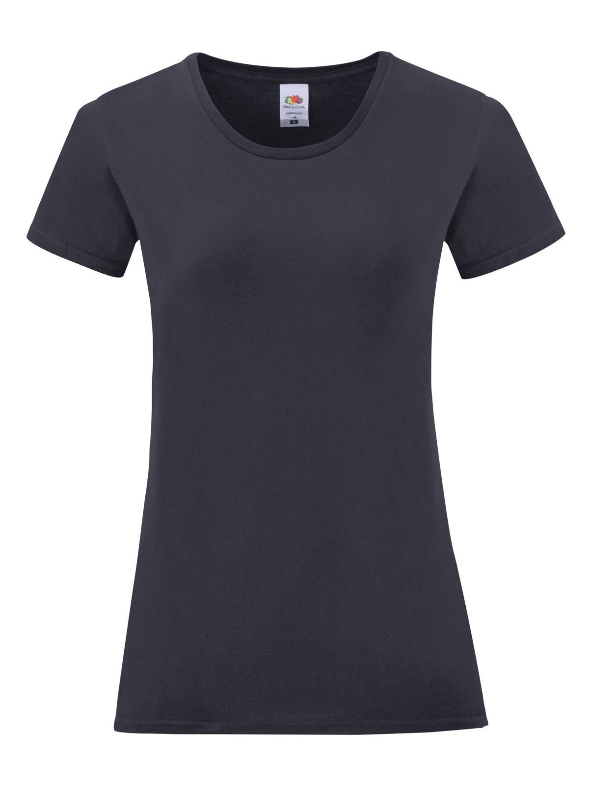 T-SHIRT LADIES ICONIC 150 T - FRUIT OF THE LOOMBlu Scuro