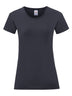 T-SHIRT LADIES ICONIC 150 T - FRUIT OF THE LOOMBlu Scuro