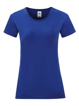 T-SHIRT LADIES ICONIC 150 T - FRUIT OF THE LOOMBlu Cobalto