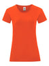 T-SHIRT LADIES ICONIC 150 T - FRUIT OF THE LOOMRosso Fiamma