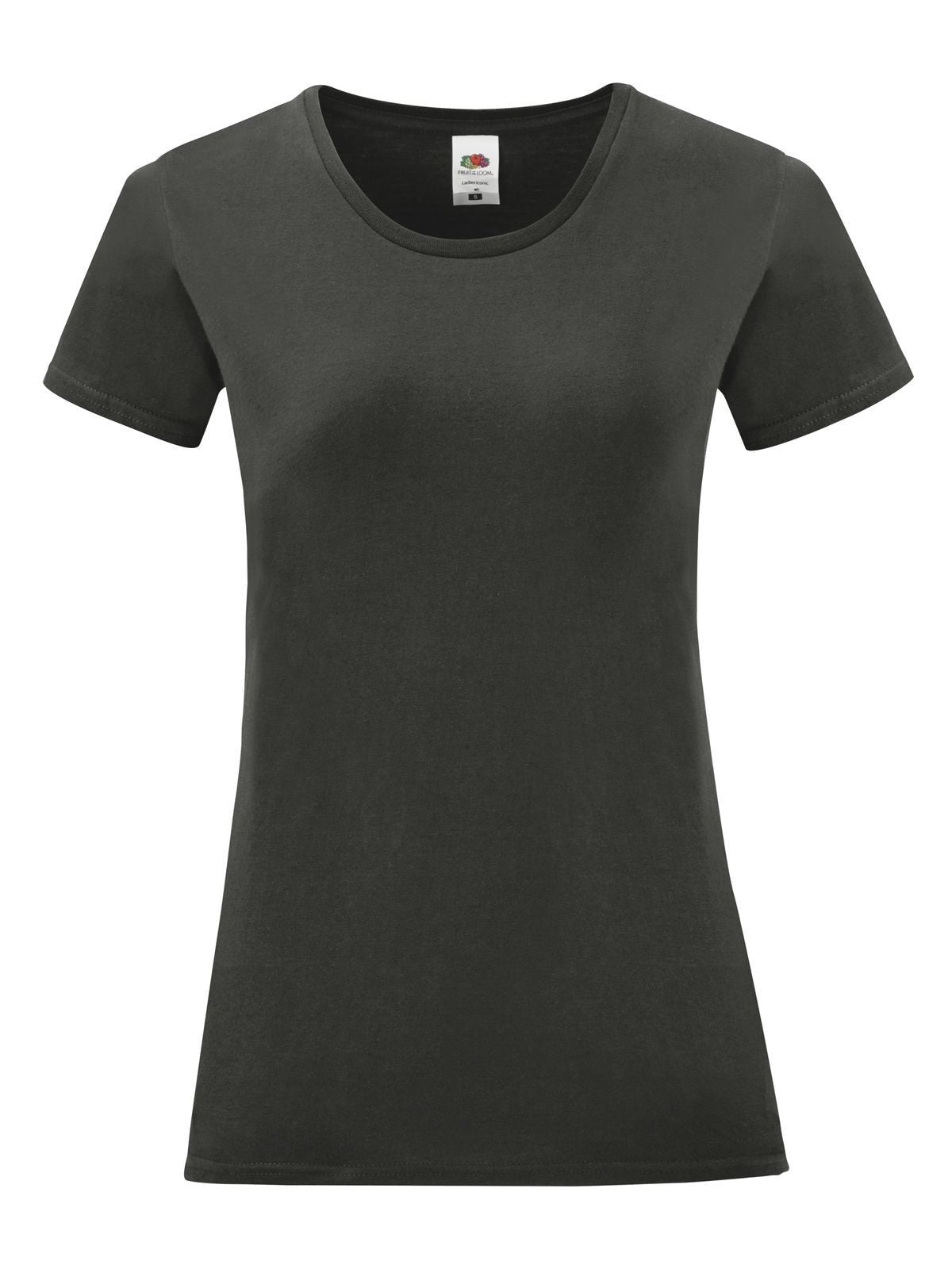 T-SHIRT LADIES ICONIC 150 T - FRUIT OF THE LOOMGrafite
