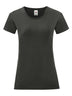 T-SHIRT LADIES ICONIC 150 T - FRUIT OF THE LOOMGrafite