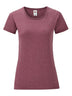 T-SHIRT LADIES ICONIC 150 T - FRUIT OF THE LOOMBordeaux Vintage