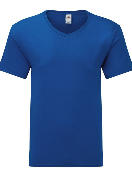 T-SHIRT ICONIC 150 V-NECK T - FRUIT OF THE LOOMRoyal Blu