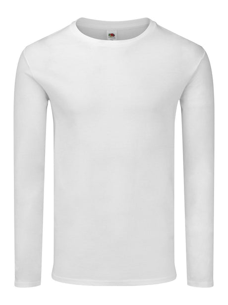 T-SHIRT ICONIC 150 LONG SLEEVE T - FRUIT OF THE LOOMBianco