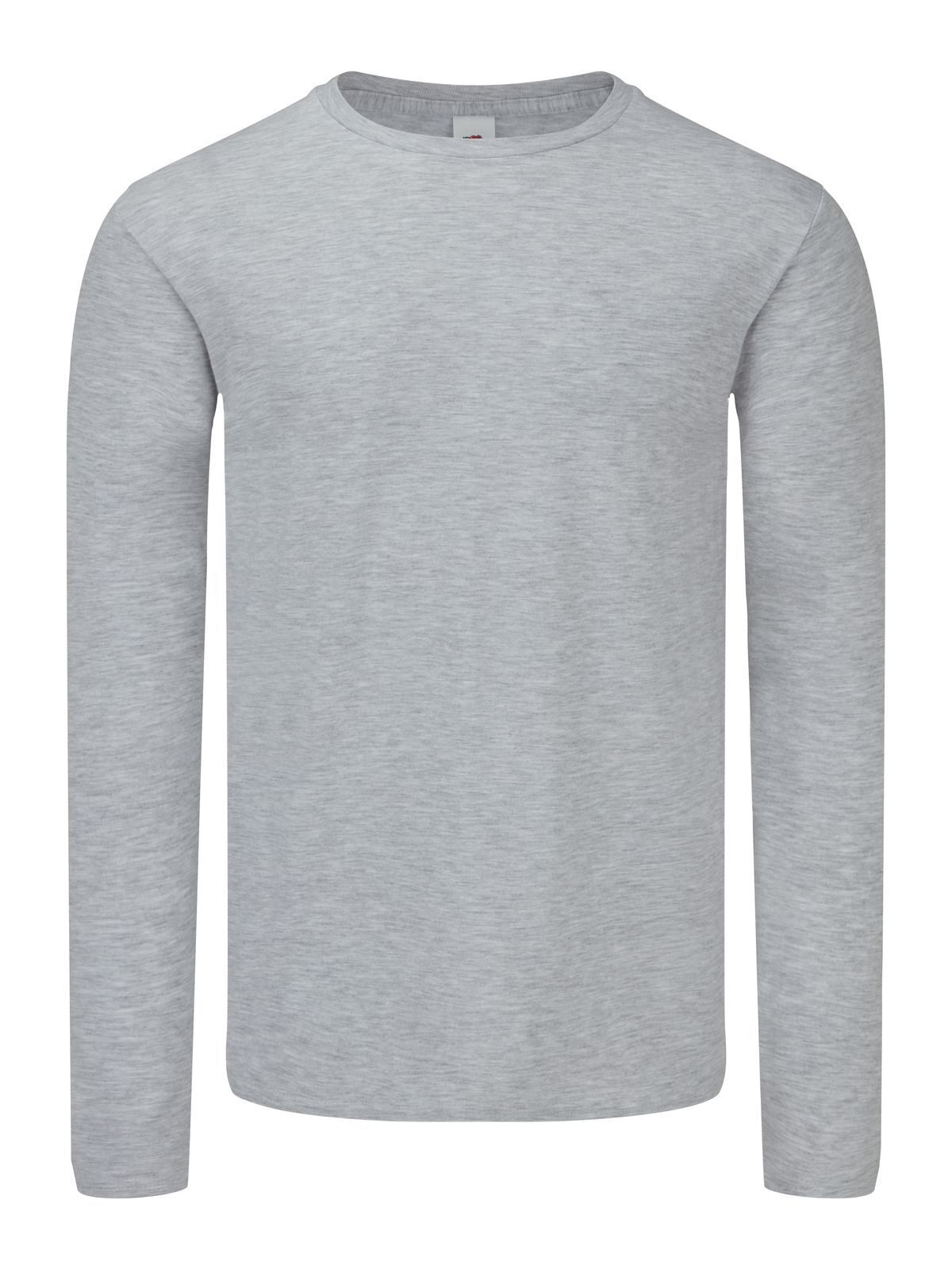 T-SHIRT ICONIC 150 LONG SLEEVE T - FRUIT OF THE LOOMGrigio Melange