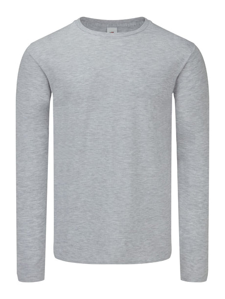T-SHIRT ICONIC 150 LONG SLEEVE T - FRUIT OF THE LOOMGrigio Melange