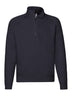 FELPA PREMIUM ZIP NECK SWEAT - FRUIT OF THE LOOMBlu Scuro