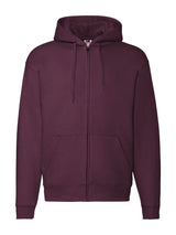 FELPA PREMIUM HOODED SWEAT JACKET - FRUIT OF THE LOOMBordeaux