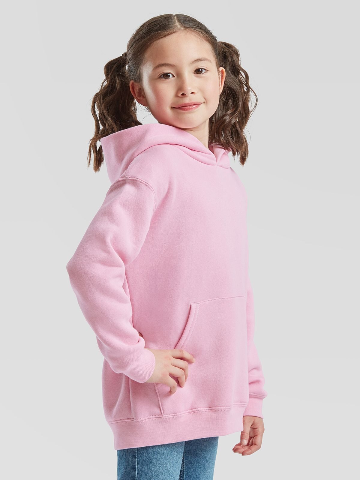 FELPA KIDS PREMIUM HOODED SWEAT - FRUIT OF THE LOOM laterale