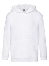FELPA KIDS PREMIUM HOODED SWEAT - FRUIT OF THE LOOMBianco