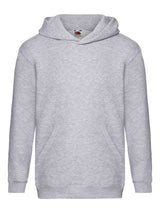 FELPA KIDS PREMIUM HOODED SWEAT - FRUIT OF THE LOOMGrigio Melange