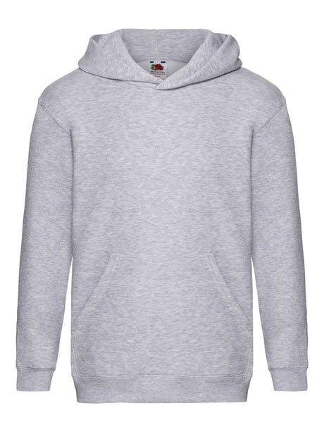 FELPA KIDS PREMIUM HOODED SWEAT - FRUIT OF THE LOOMGrigio Melange