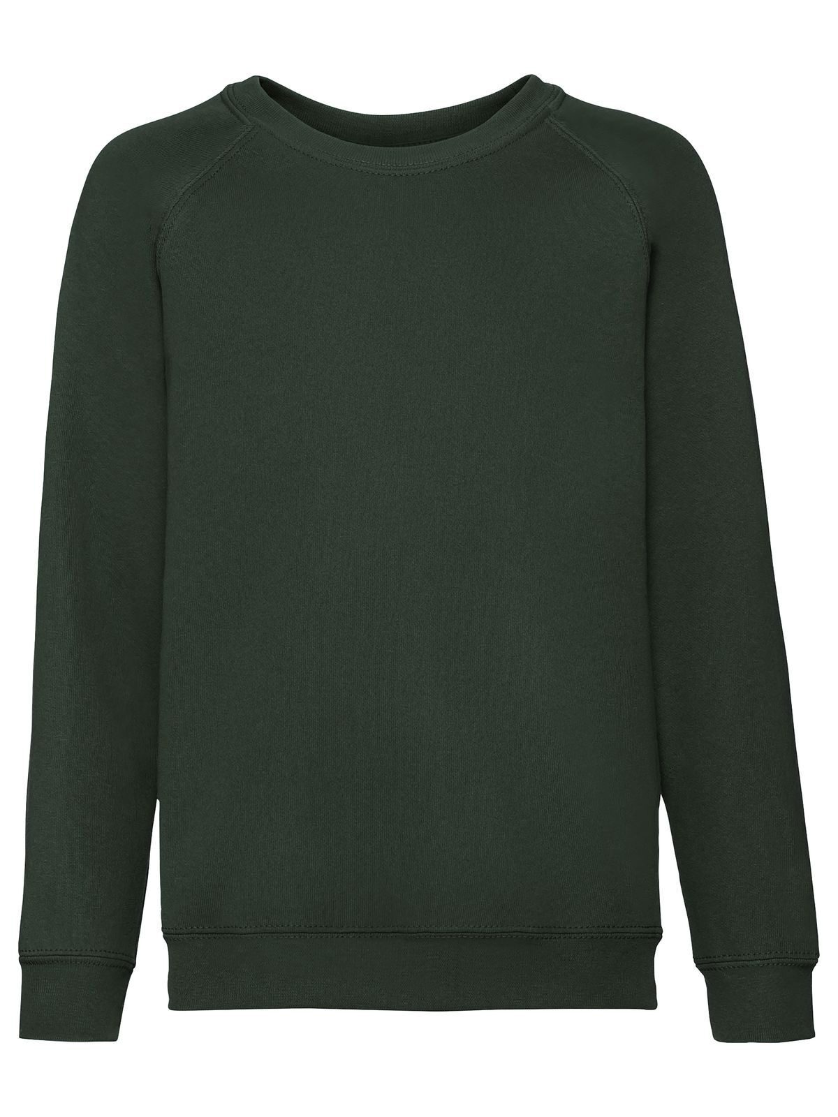 FELPA KIDS CLASSIC RAGLAN SWEAT - FRUIT OF THE LOOMVerde Bottiglia