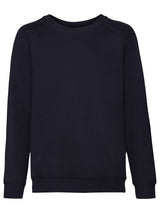 FELPA KIDS CLASSIC RAGLAN SWEAT - FRUIT OF THE LOOMBlu Scuro