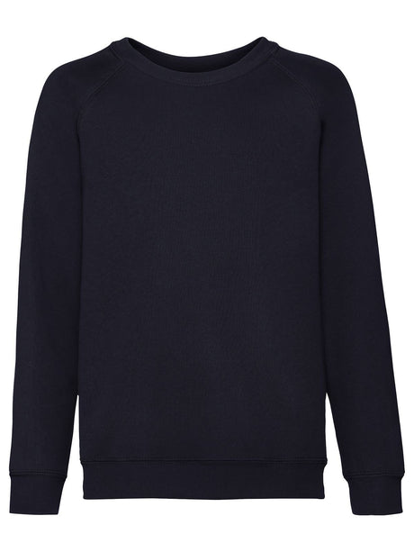 FELPA KIDS CLASSIC RAGLAN SWEAT - FRUIT OF THE LOOMBlu Scuro