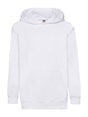 FELPA KIDS CLASSIC HOODED SWEAT - FRUIT OF THE LOOMBianco