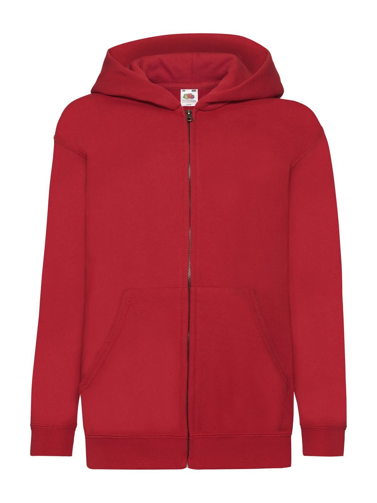 FELPA KIDS CLASSIC HOODED SWEAT JACKET - FRUIT OF THE LOOMRosso