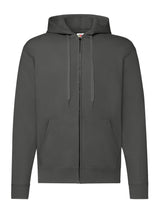 FELPA CLASSIC HOODED SWEAT JACKET - FRUIT OF THE LOOMGrafite