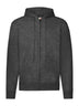 FELPA CLASSIC HOODED SWEAT JACKET - FRUIT OF THE LOOMGrigio Melange Scuro