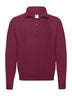 FELPA CLASSIC ZIP NECK SWEAT - FRUIT OF THE LOOMBordeaux