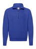 FELPA CLASSIC ZIP NECK SWEAT - FRUIT OF THE LOOMRoyal Blu