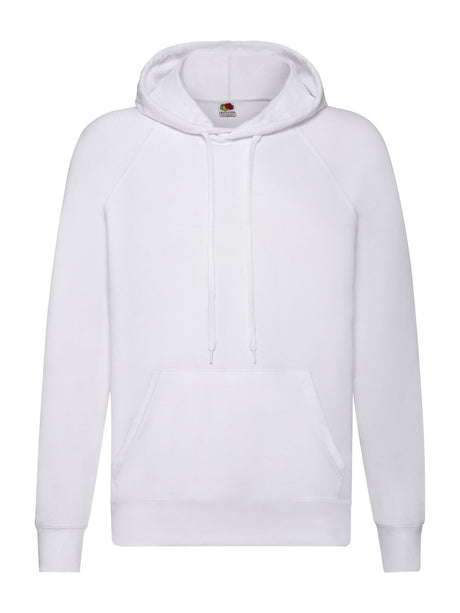 FELPA LIGHWEIGHT HODDED SWEAT - FRUIT OF THE LOOMBianco