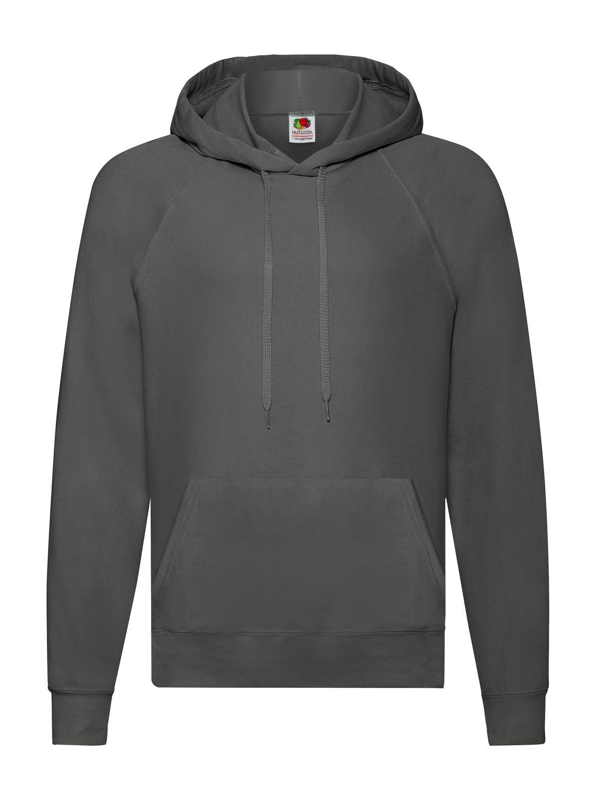 FELPA LIGHWEIGHT HODDED SWEAT - FRUIT OF THE LOOMGrafite