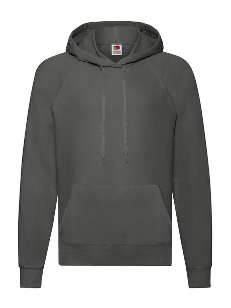 FELPA LIGHWEIGHT HODDED SWEAT - FRUIT OF THE LOOMGrafite
