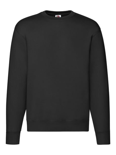FELPA PREMIUM SET-IN SWEAT - FRUIT OF THE LOOMNero
