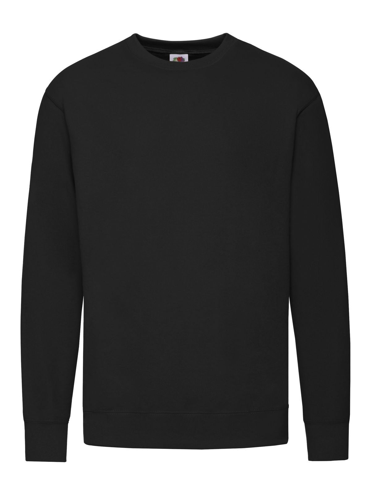 FELPA LIGHTWEIGHT SET-IN SWEAT - FRUIT OF THE LOOMNero
