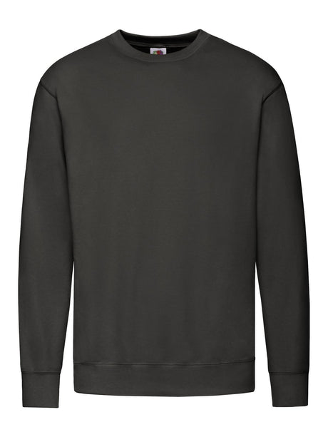 FELPA LIGHTWEIGHT SET-IN SWEAT - FRUIT OF THE LOOMGrafite