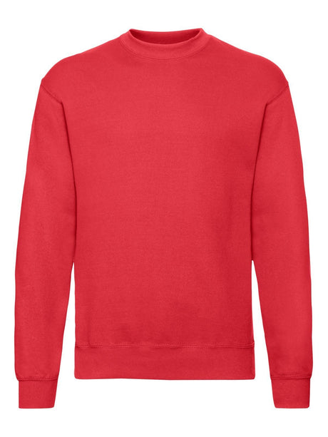 FELPA CLASSIC SET-IN SWEAT - FRUIT OF THE LOOMRosso