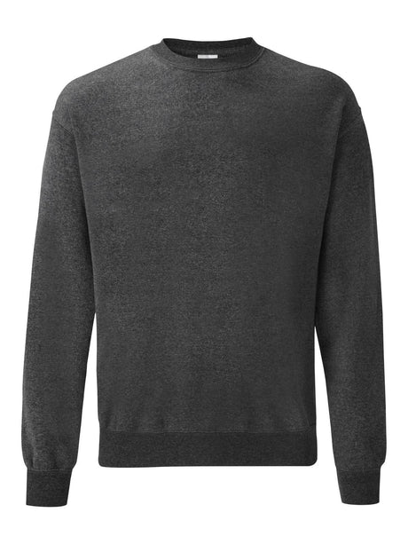 FELPA CLASSIC SET-IN SWEAT - FRUIT OF THE LOOMGrigio Melange Scuro