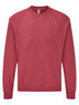 FELPA CLASSIC RAGLAN SWEAT - FRUIT OF THE LOOMRosso Vintage