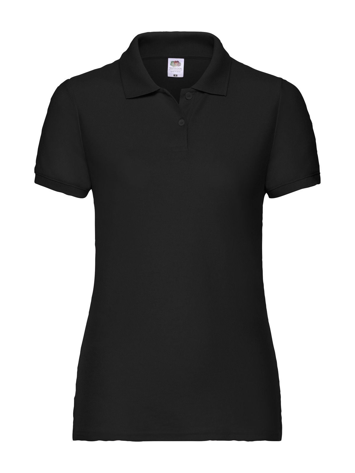 LADIES POLO 65/35 - FRUIT OF THE LOOMNero
