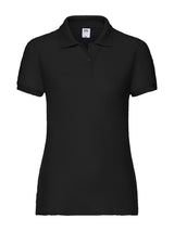 LADIES POLO 65/35 - FRUIT OF THE LOOMNero