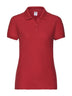 LADIES POLO 65/35 - FRUIT OF THE LOOMRosso