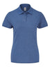 LADIES POLO 65/35 - FRUIT OF THE LOOMBlu Royal Vntage