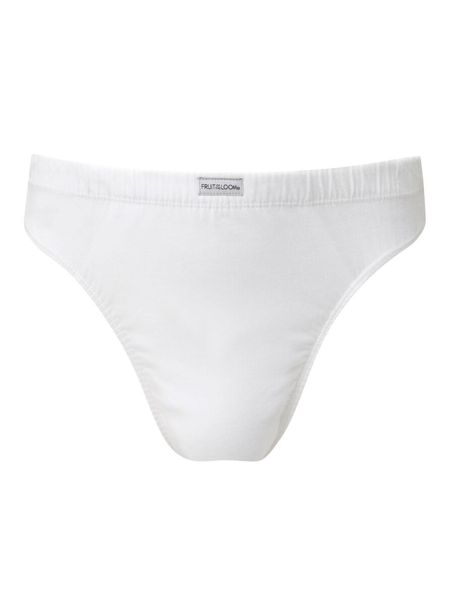 CLASSIC SLIP 3 PACK - FRUIT OF THE LOOMBianco
