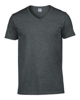 T-SHIRT SOFTSTYLE COLLO A V - GILDAN