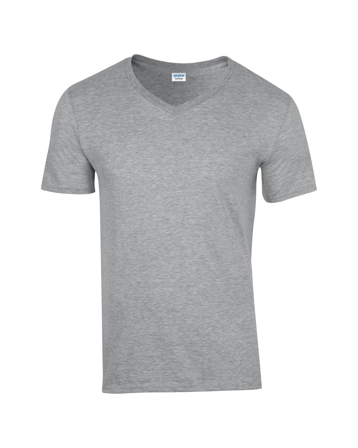 T-SHIRT SOFTSTYLE COLLO A V - GILDAN
