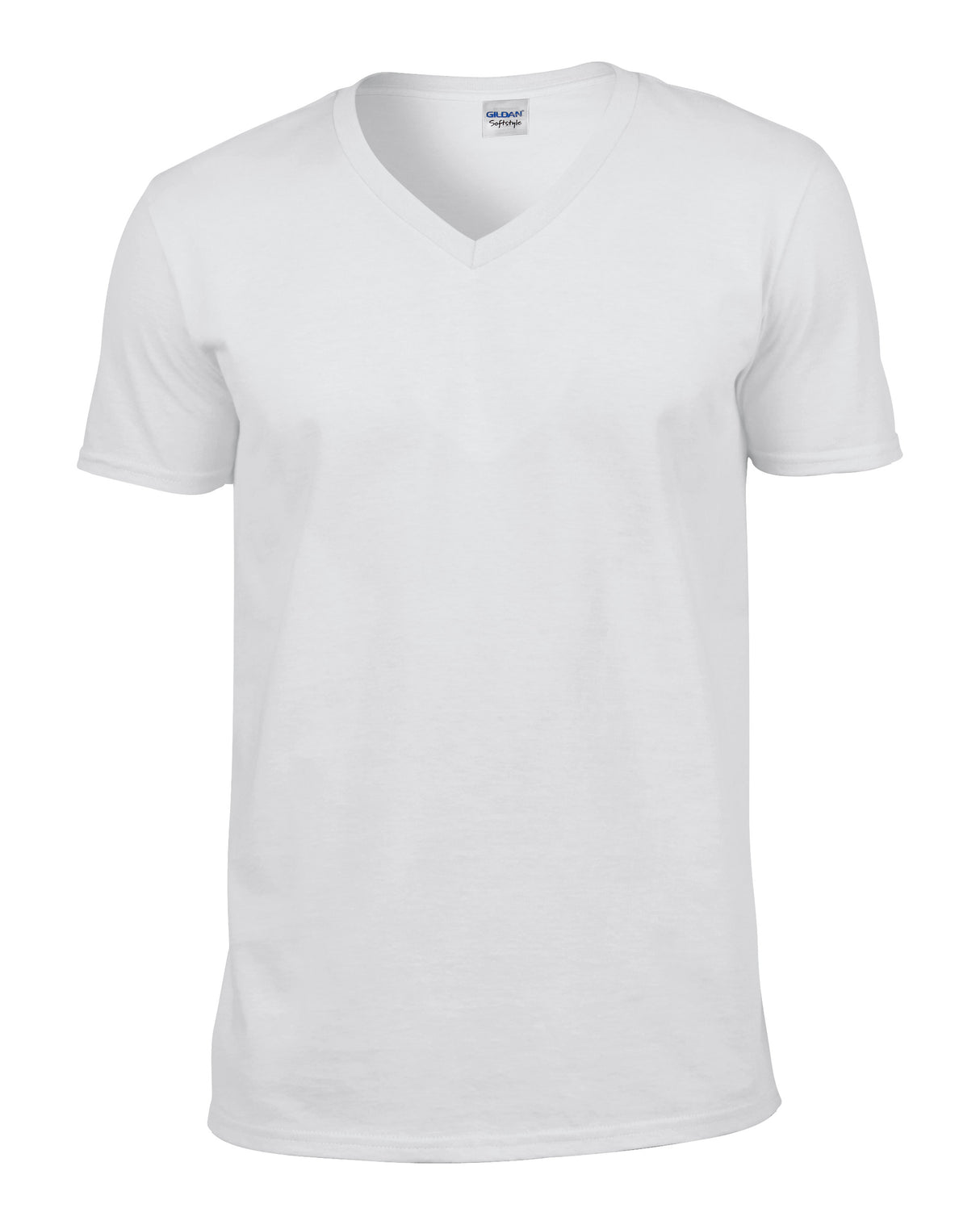 T-SHIRT SOFTSTYLE COLLO A V - GILDAN