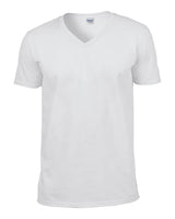 T-SHIRT SOFTSTYLE COLLO A V - GILDAN